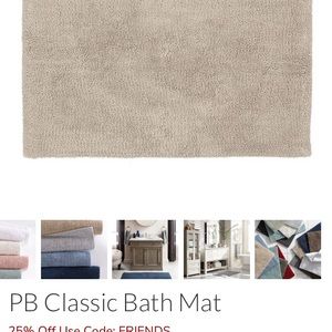 Pottery Barn Classic bathmat